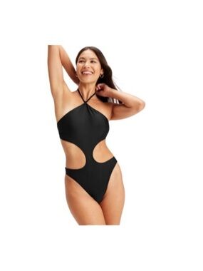 Fabletics Noa String Tie One Piece Bathing Suit NWT Size Large